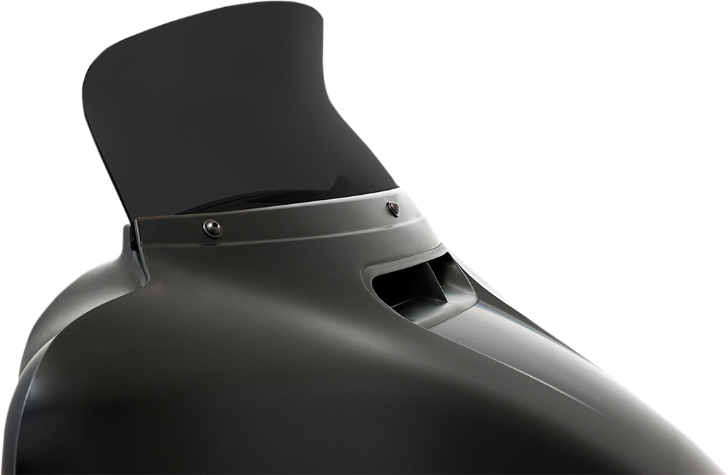 MEMPHIS SHADES Spoiler Windshield - 6-1/2" - Dark Black Smoke - FLH MEP84710 — image 1