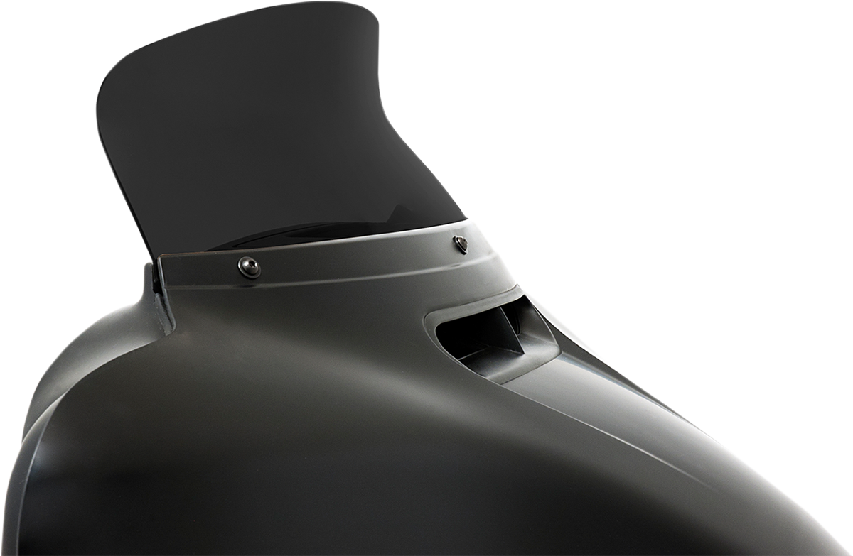 MEMPHIS SHADES Spoiler Windshield - 6-1/2" - Dark Black Smoke - FLH MEP84710 — image 1