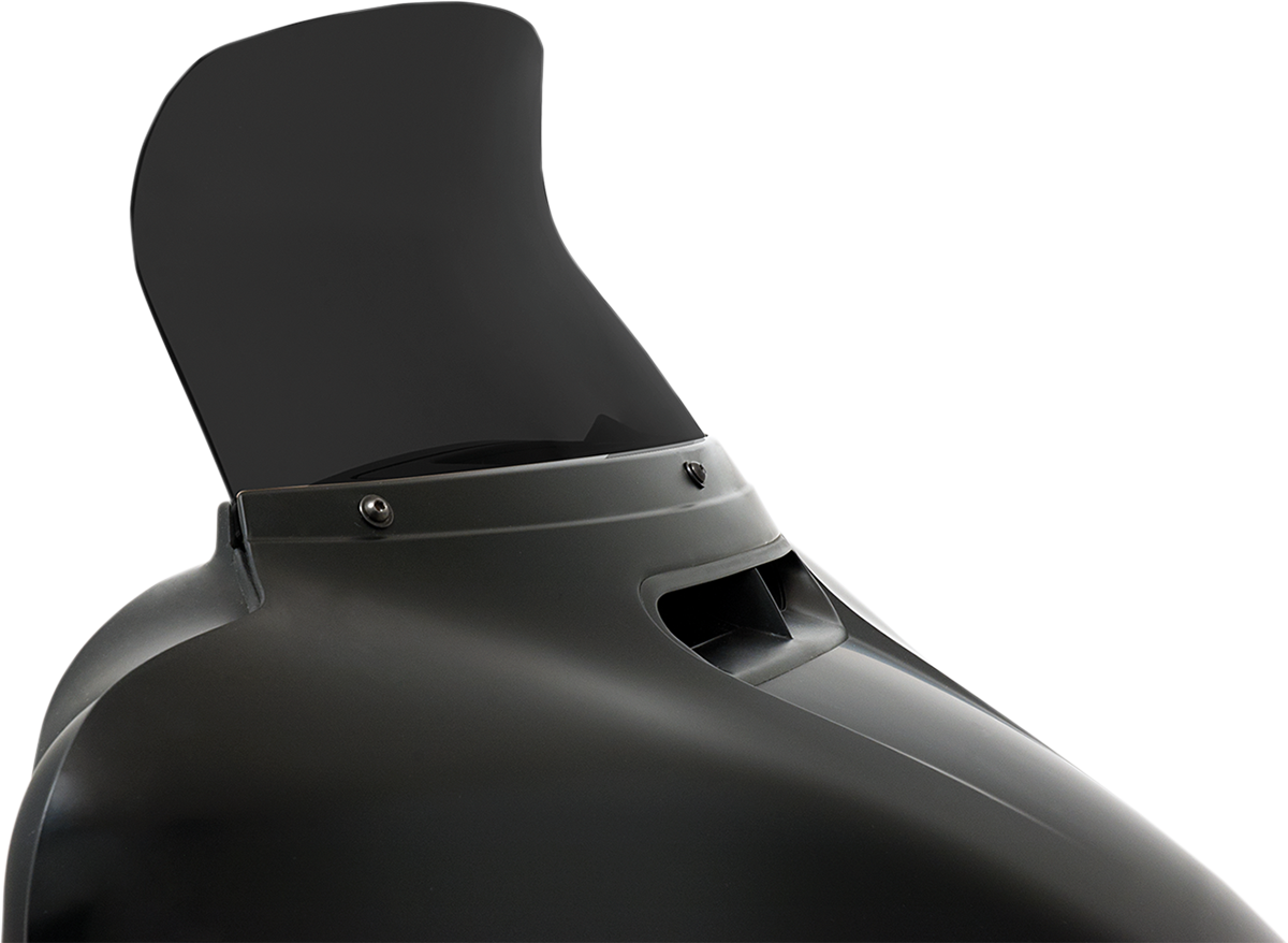 MEMPHIS SHADES Spoiler Windshield - 8-1/2" - Dark Black Smoke - FLH MEP84810 — image 1