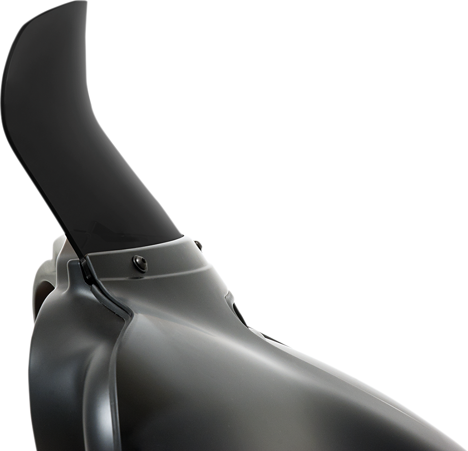 MEMPHIS SHADES Spoiler Windshield - 8-1/2" - Dark Black Smoke - FLH MEP84810 — image 2