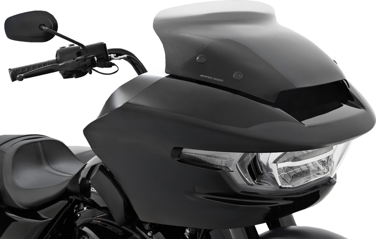 MEMPHIS SHADES Spoiler Windshield - 4" - Clear Dot Matrix - FLTR MEP8820 — image 1