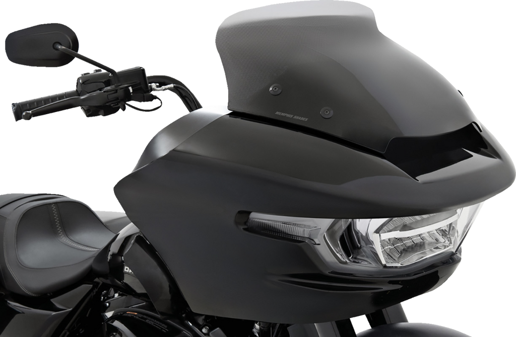 MEMPHIS SHADES Spoiler Windshield - 5" - Black Smoke Dot Matrix - FLTR MEP88312 — image 1