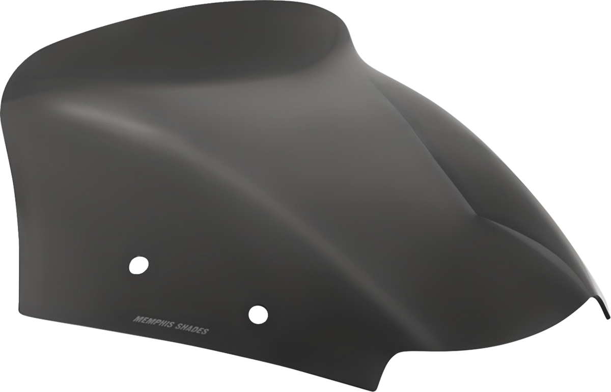 MEMPHIS SHADES Spoiler Windshield - 6" - Dark Black Smoke - FLTR MEP88410 — image 1