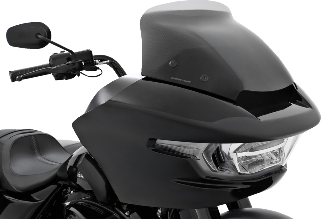 MEMPHIS SHADES Spoiler Windshield - 6" - Black Smoke Dot Matrix - FLTR MEP88412 — image 1