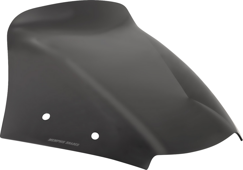 MEMPHIS SHADES Spoiler Windshield - 7" - Dark Black Smoke - FLTR MEP88510 — image 1