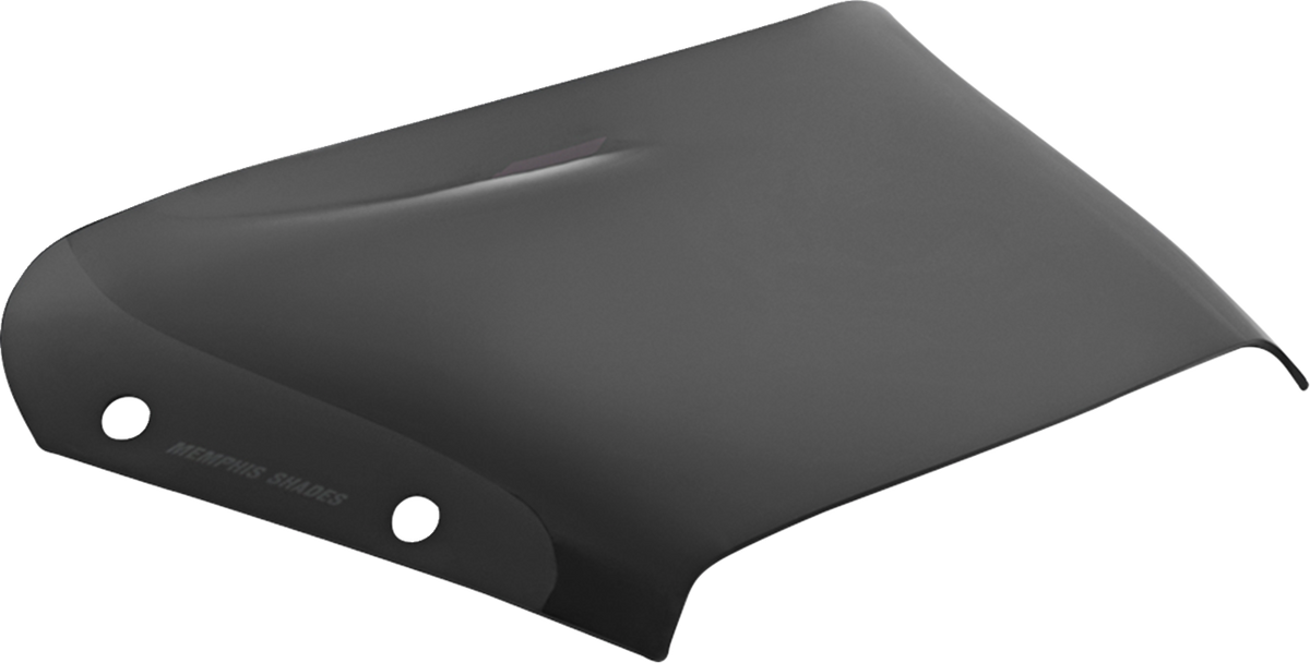 MEMPHIS SHADES Spoiler Windshield - 2" - Dark Black Smoke - FLHX MEP88610 — image 1