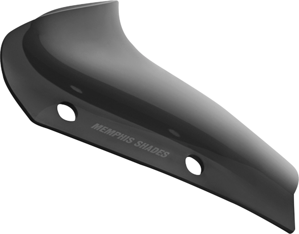 MEMPHIS SHADES Spoiler Windshield - 2" - Dark Black Smoke - FLHX MEP88610 — image 2