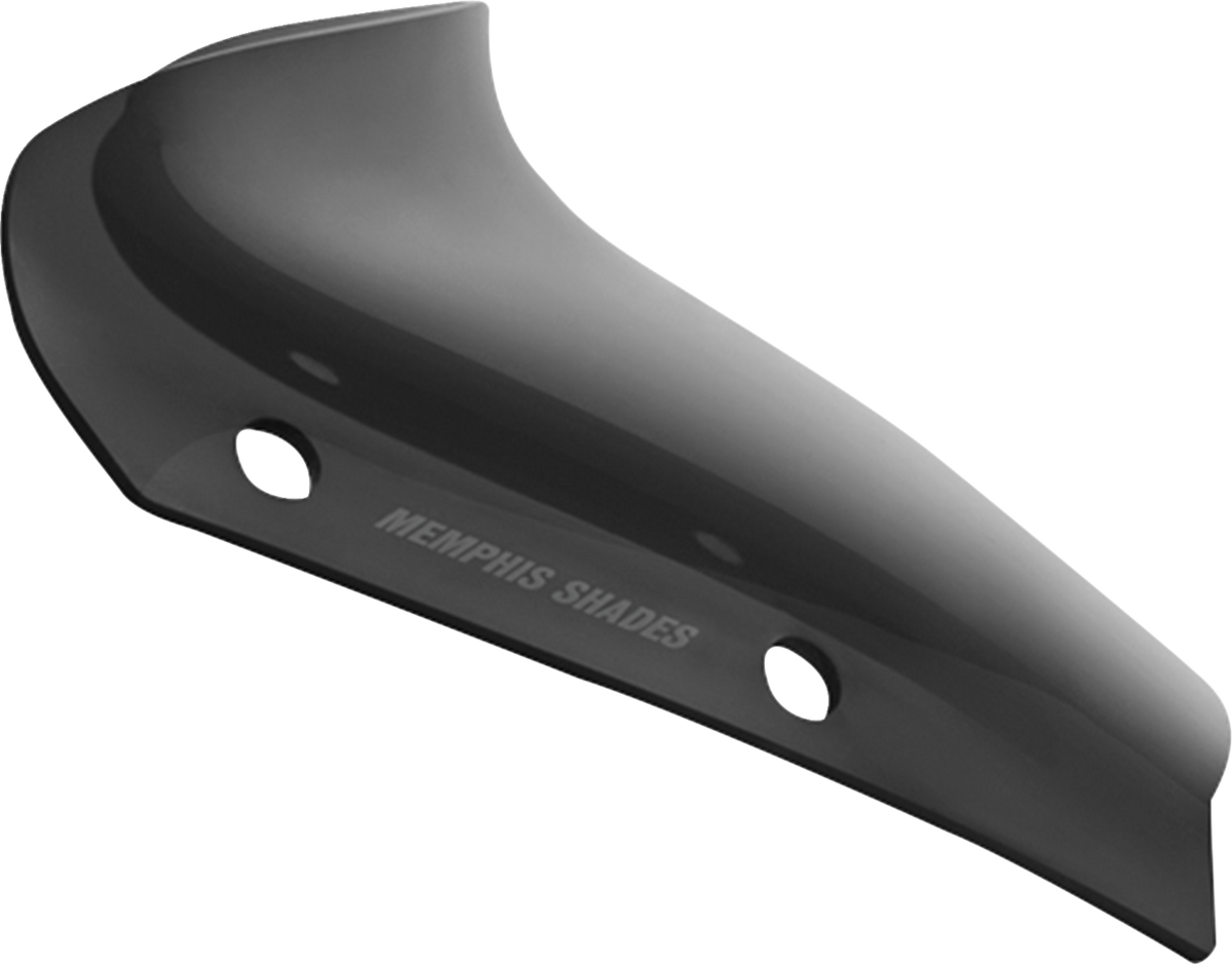 MEMPHIS SHADES Spoiler Windshield - 2" - Dark Black Smoke - FLHX MEP88610 — image 2