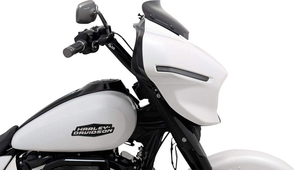 MEMPHIS SHADES Spoiler Windshield - 2" - Dark Black Smoke - FLHX MEP88610 — image 3