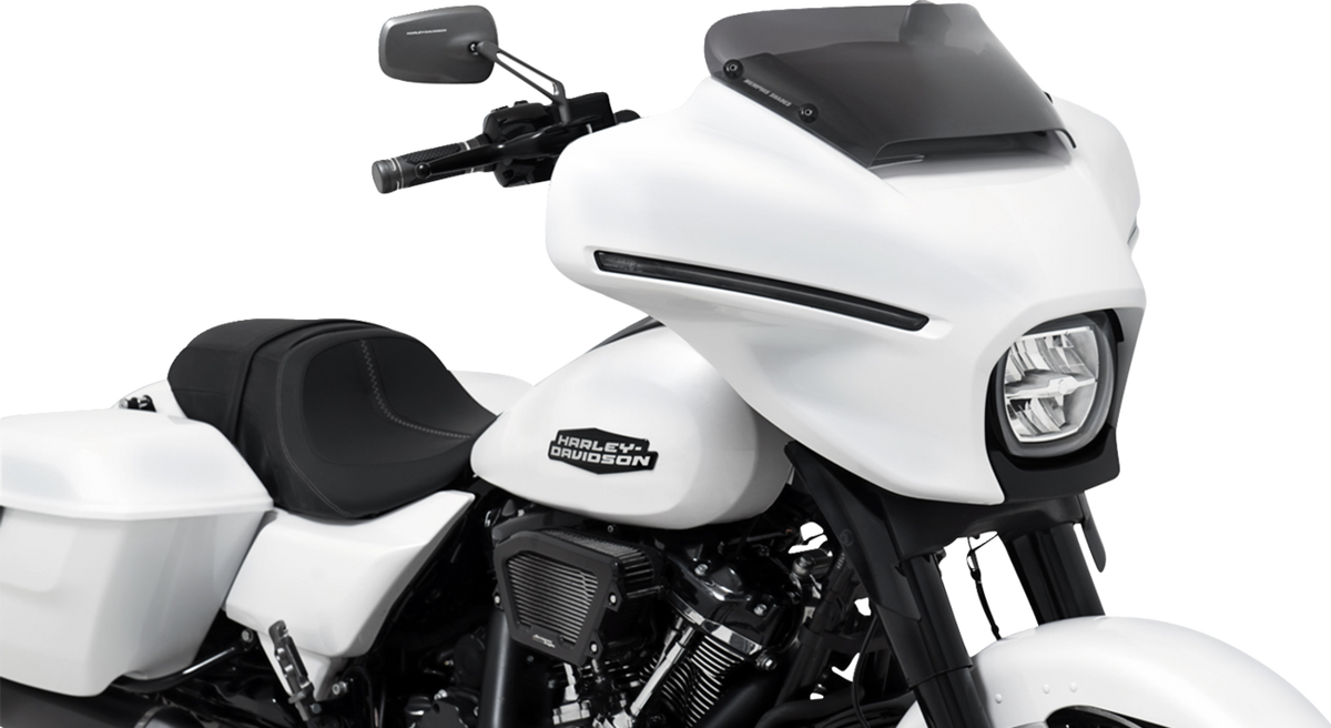 MEMPHIS SHADES Spoiler Windshield - 2" - Dark Black Smoke - FLHX MEP88610 — image 4