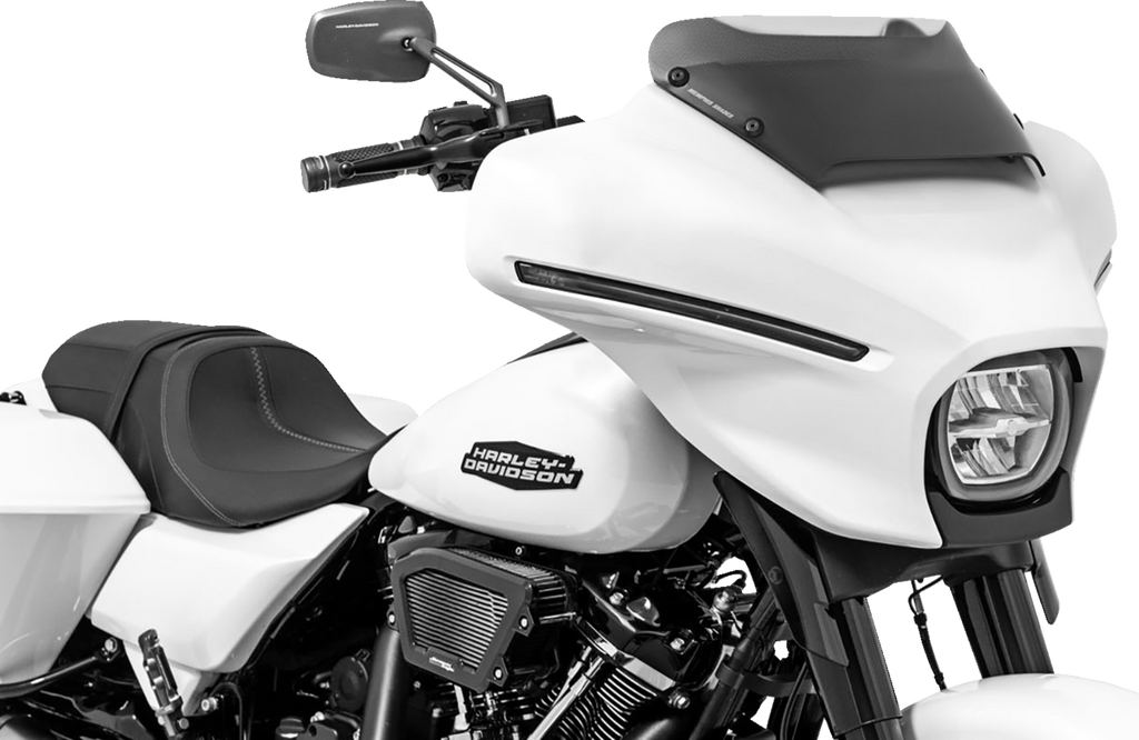 MEMPHIS SHADES Spoiler Windshield - 2" - Black Smoke - FLHX MEP88612 — image 1