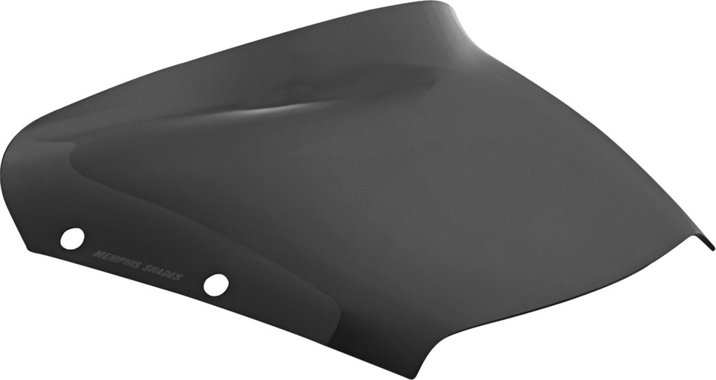 MEMPHIS SHADES Spoiler Windshield - 3" - Dark Black Smoke - FLHX MEP88710 — image 1