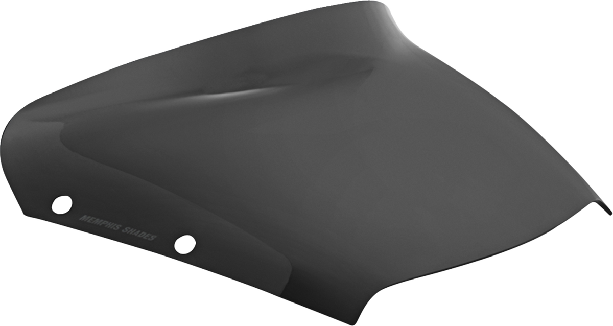 MEMPHIS SHADES Spoiler Windshield - 3" - Dark Black Smoke - FLHX MEP88710 — image 1
