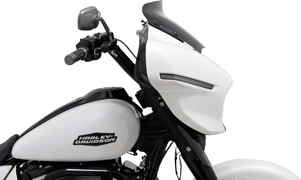 MEMPHIS SHADES Spoiler Windshield - 3" - Dark Black Smoke - FLHX MEP88710 — image 2