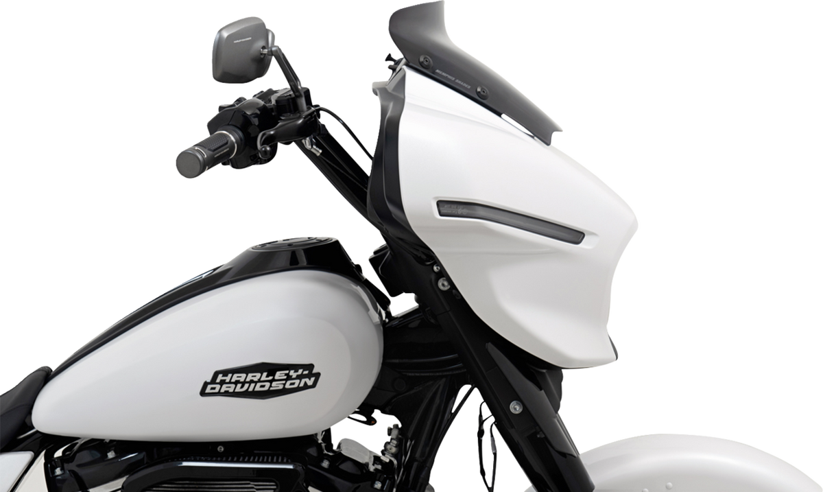 MEMPHIS SHADES Spoiler Windshield - 3" - Dark Black Smoke - FLHX MEP88710 — image 2