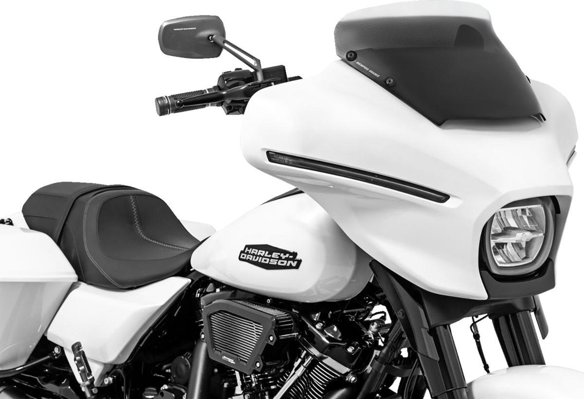 MEMPHIS SHADES Spoiler Windshield - 4" - Clear - FLHX MEP8880 — image 1