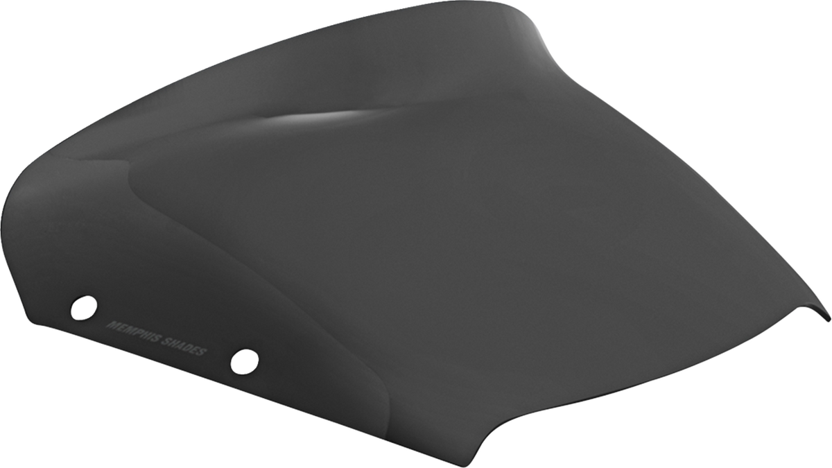 MEMPHIS SHADES Spoiler Windshield - 4" - Dark Black Smoke - FLHX MEP88810 — image 1