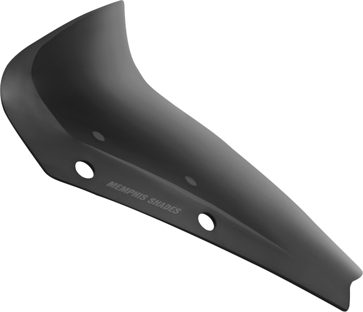 MEMPHIS SHADES Spoiler Windshield - 4" - Dark Black Smoke - FLHX MEP88810 — image 2