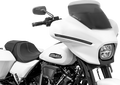 MEMPHIS SHADES Spoiler Windshield - 5" - Black Smoke - FLHX MEP88912 — image 1