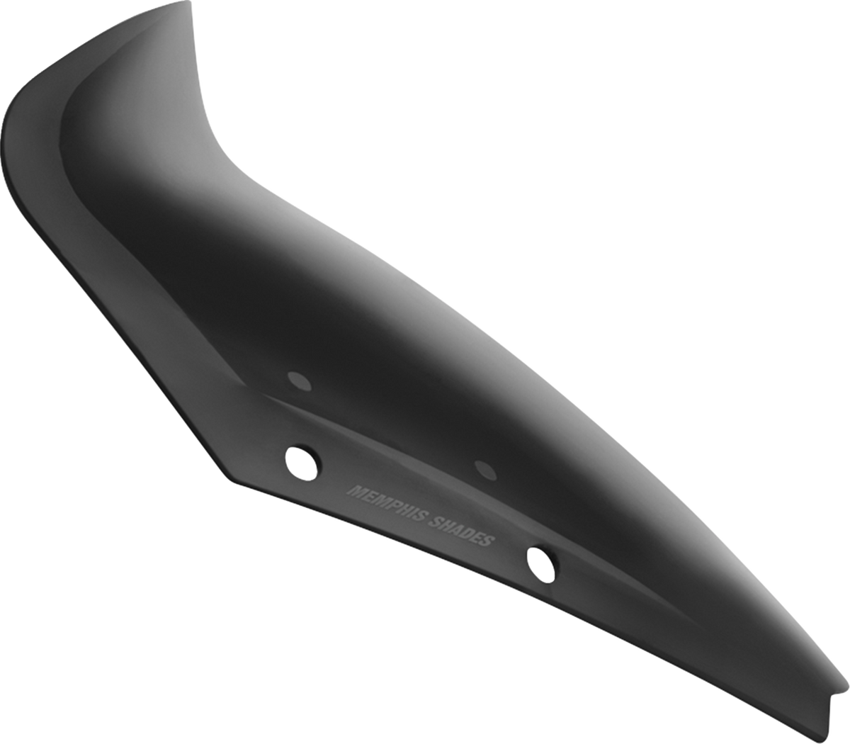 MEMPHIS SHADES Spoiler Windshield - 6" - Dark Black Smoke - FLHX MEP89010 — image 2