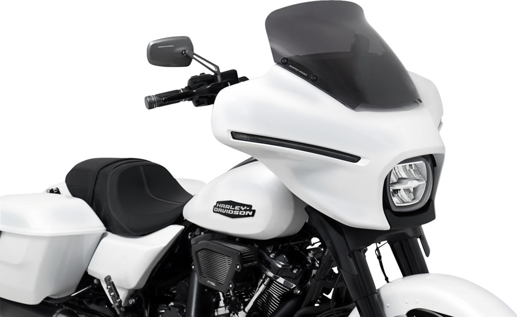 MEMPHIS SHADES Spoiler Windshield - 6" - Dark Black Smoke - FLHX MEP89010 — image 3