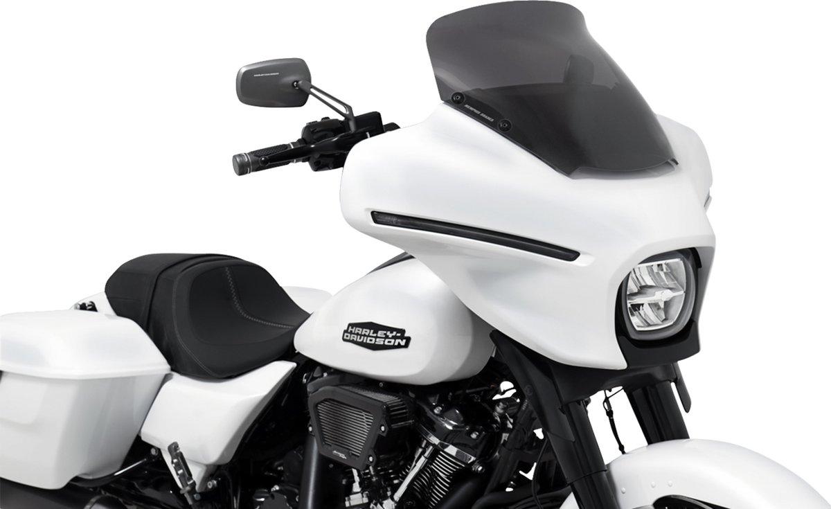 MEMPHIS SHADES Spoiler Windshield - 6" - Dark Black Smoke - FLHX MEP89010 — image 3