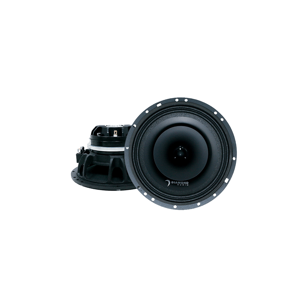 Diamond Audio MP654 6.5" MP Series 2-Way Full-Range Coaxial Speaker w/1" Horn Tweeter (4Ω) — image 1