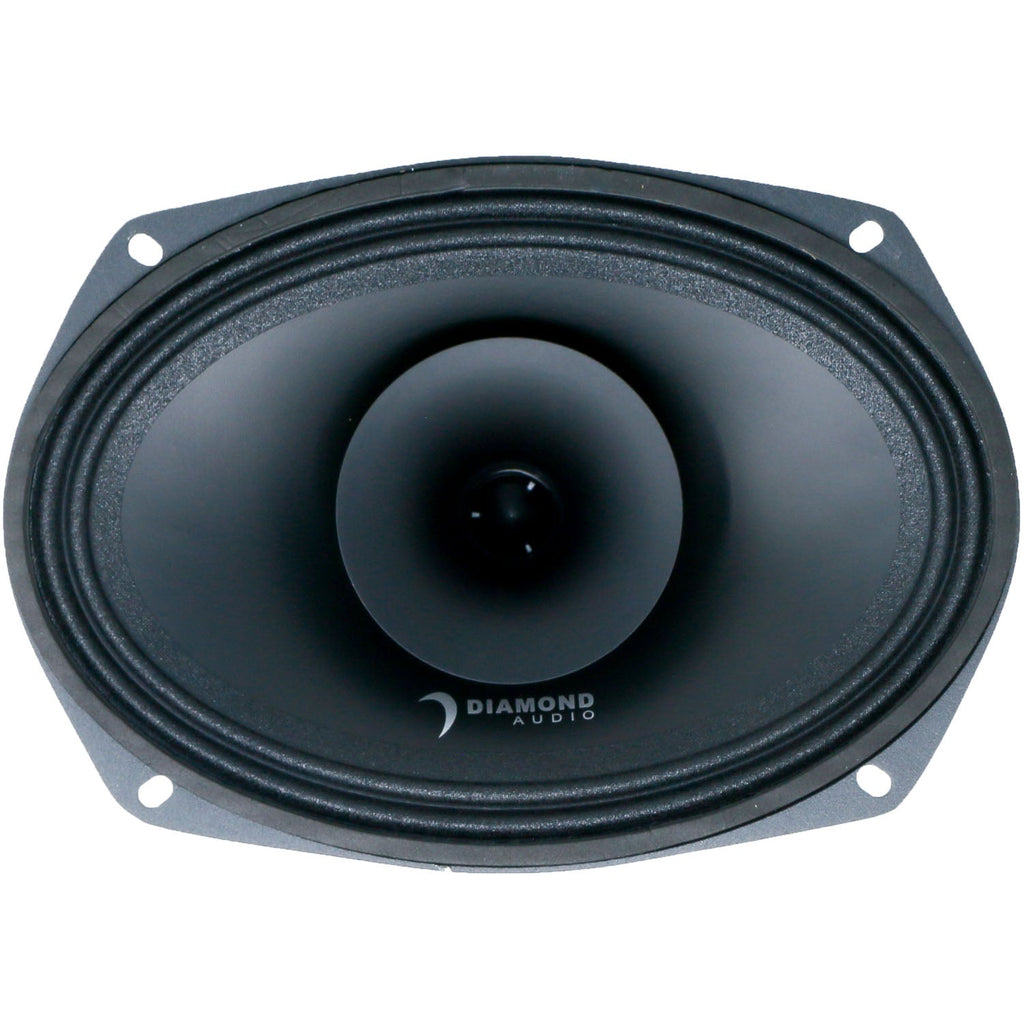 Diamond Audio MP692 6"x 9" MP Series 2-Way Full-Range Coaxial Speaker w/1" Horn Tweeter (2Ω) — image 2