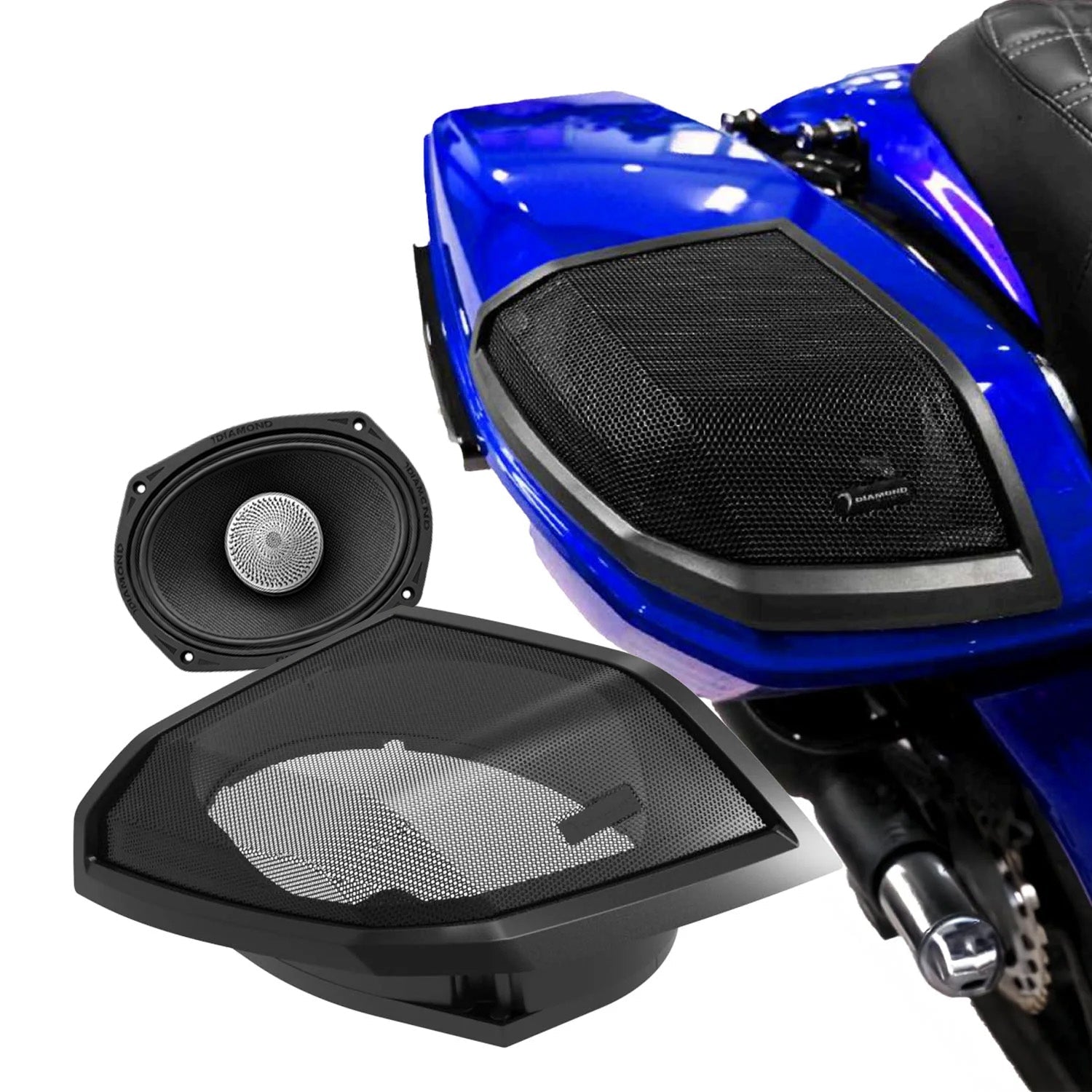 Diamond Audio MS692NEO4LK24 2024+ Harley Davidson® Cut-In Lid Kit with MS692NEO4 Speakers - MS692NEO4LK24 (4Ω) — image 1
