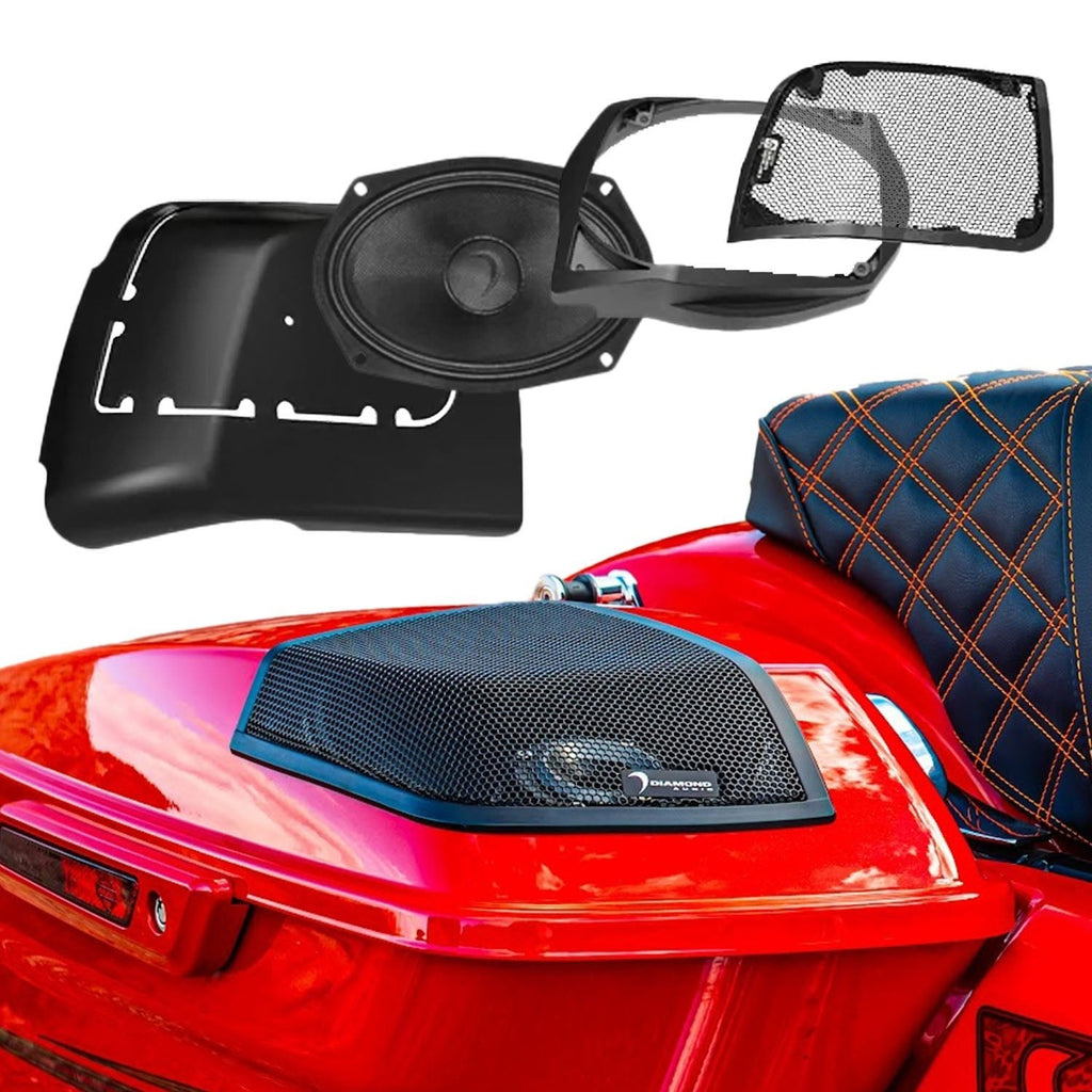 Diamond Audio MS694NEOLK 2014-2023 Harley Davidson® Cut In Lid Kit with MS69NEO (4Ω) Speakers — image 1