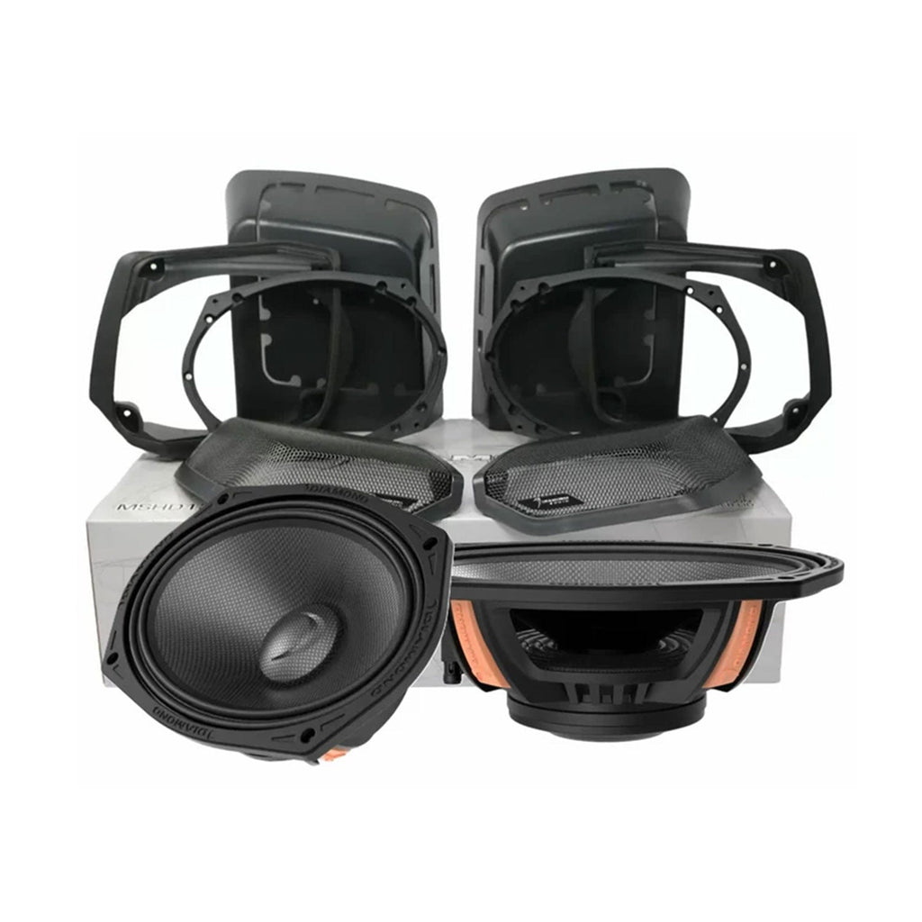 Diamond Audio MS694NEOLK13 1998-2013 Harley Davidson® Cut-In Lid Kit with MS69NEO (4Ω) — image 1