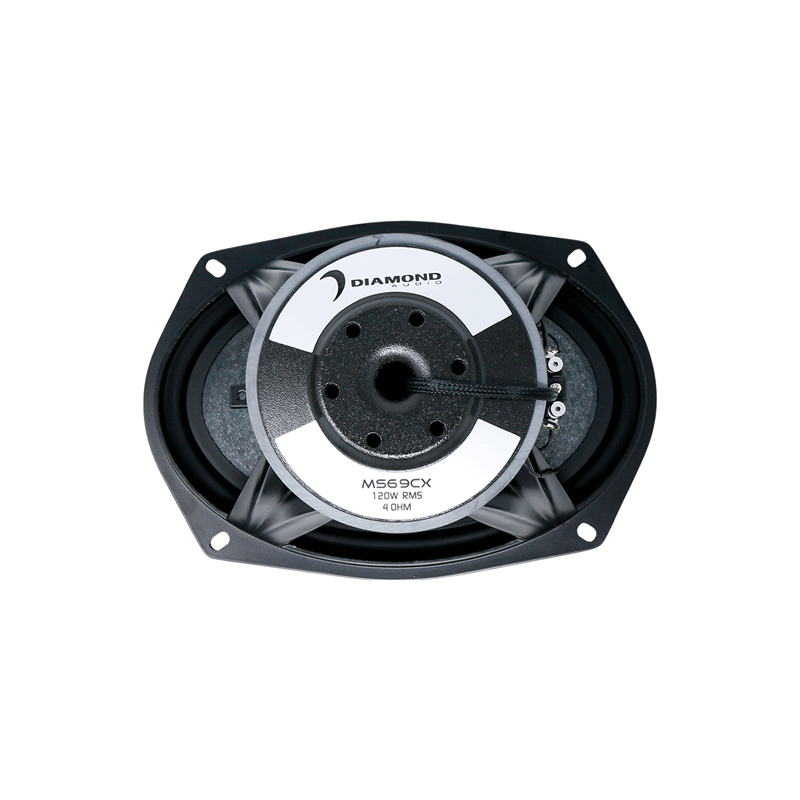 Diamond Audio MS69CX 6"x9" 2-Way Coaxial Speakers w/Titanium Dome Tweeter (4Ω) — image 2