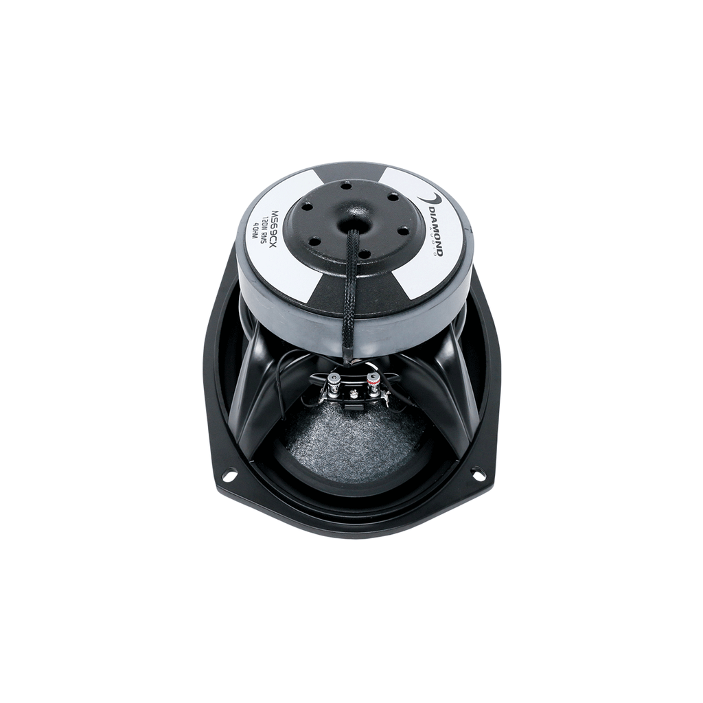 Diamond Audio MS69CX 6"x9" 2-Way Coaxial Speakers w/Titanium Dome Tweeter (4Ω) — image 3