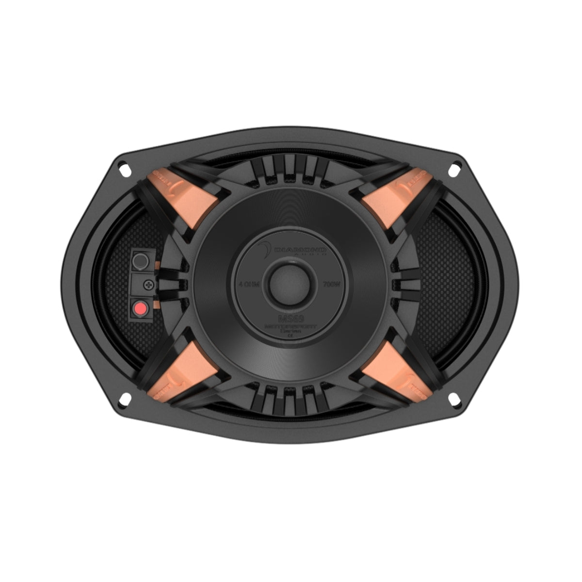 Diamond Audio MS69NEO 6"x 9" MSNEO Series High Output Neo Midrange Speakers (4Ω) — image 7