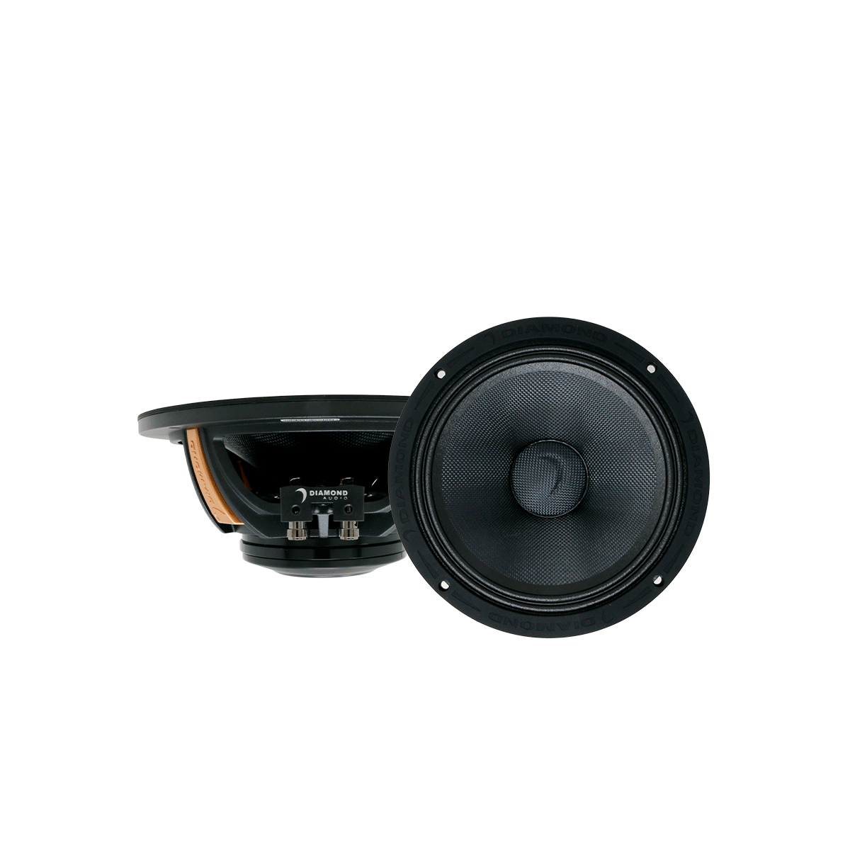 Diamond Audio MS8NEO 8" MSNEO Series High Output Neo Midrange Speakers (4Ω) — image 1