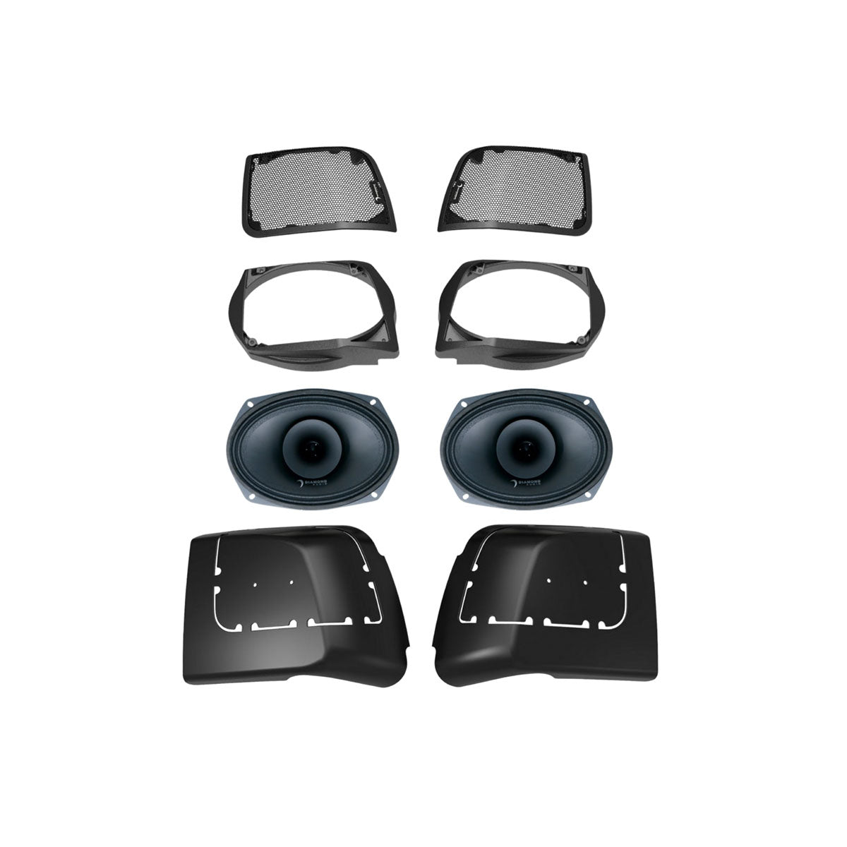 Diamond Audio MSMP694LK 2014-2023 Harley Davidson® Cut In Lid Kit with MP694 (4Ω) Speaker — image 2