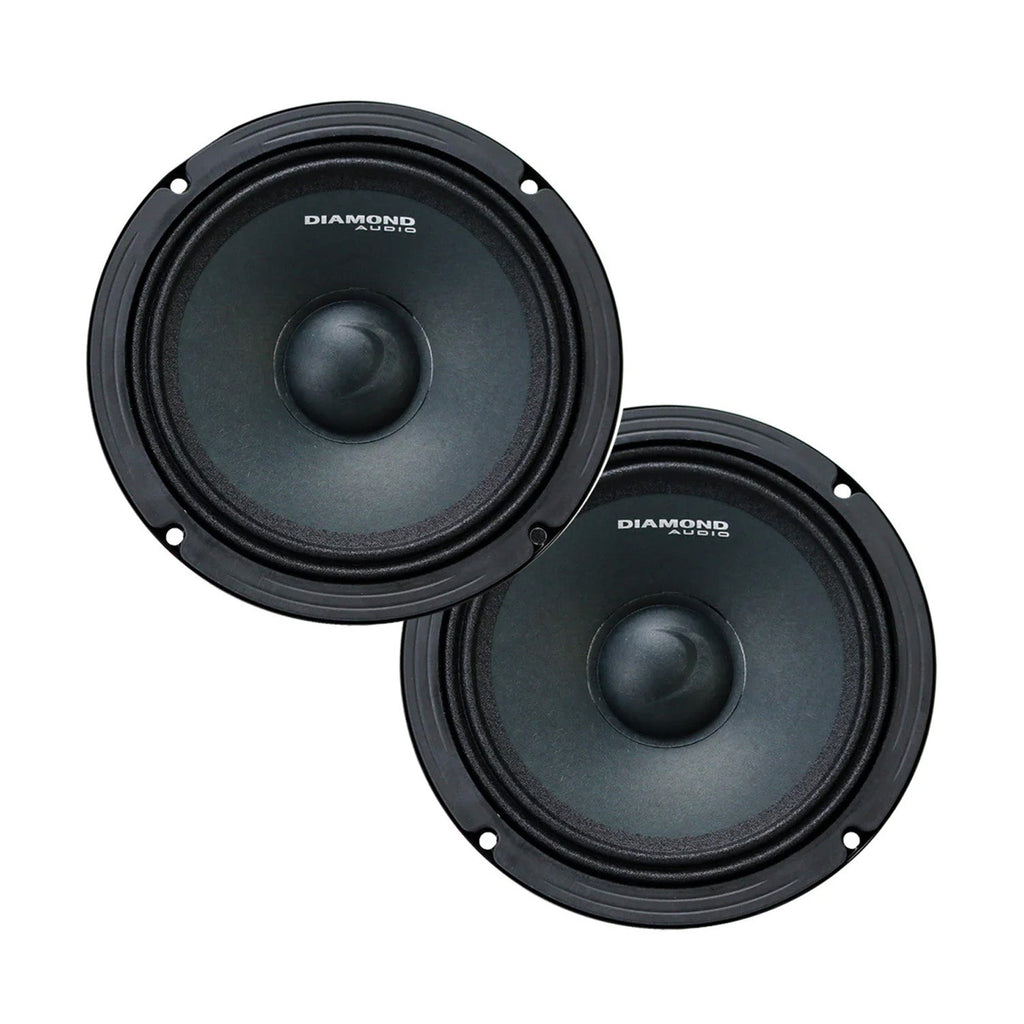 Diamond Audio MSPRO65 6.5" MS PRO Series High Output Midrange Speakers (Pair) — image 1