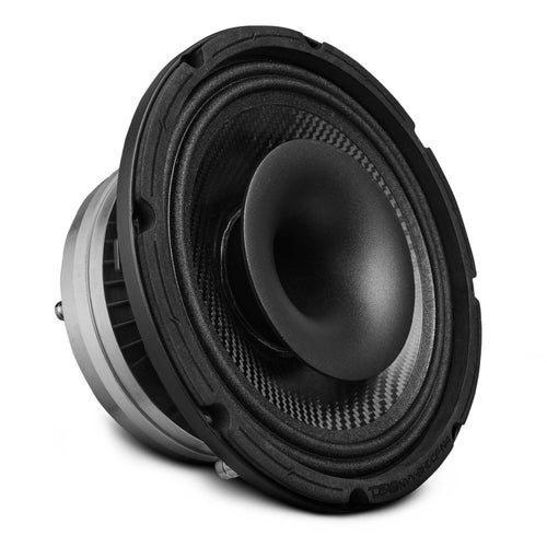 DS18 NVY-8HDCF-N4 8" Water Resistant Carbon Fiber Cone Hybrid Loudspeaker with 3" VC Compression Driver and Neodymium Magnet | 400W RMS 4-Ohm — image 1
