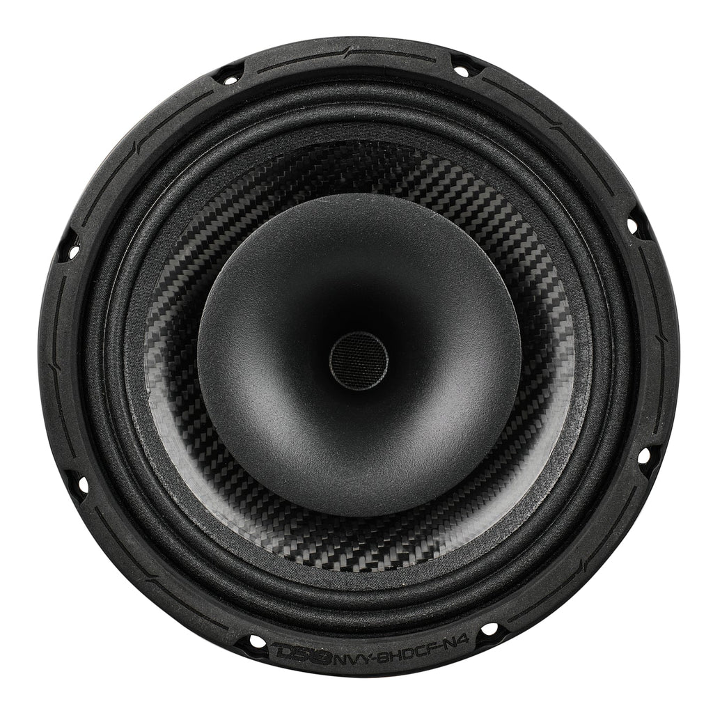 DS18 NVY-8HDCF-N4 8" Water Resistant Carbon Fiber Cone Hybrid Loudspeaker with 3" VC Compression Driver and Neodymium Magnet | 400W RMS 4-Ohm — image 2