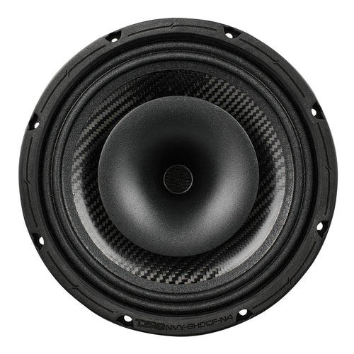DS18 NVY-8HDCF-N4 8" Water Resistant Carbon Fiber Cone Hybrid Loudspeaker with 3" VC Compression Driver and Neodymium Magnet | 400W RMS 4-Ohm — image 2