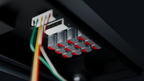 Ohm Odyssey Nexus 20L — lid-mounted active balancer detail — assembly visualization