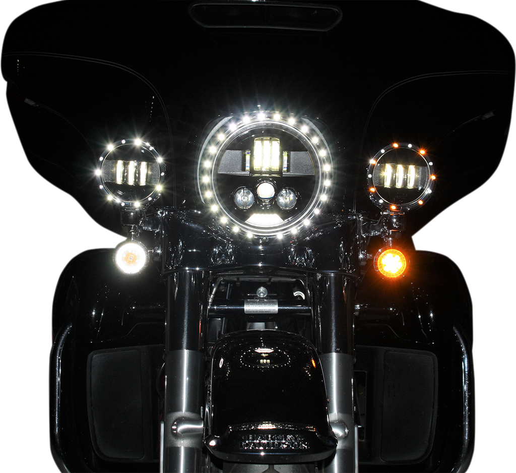 CUSTOM DYNAMICS Headlamp - ProBEAM® - 7" - LED - Black PB-7-B — image 2