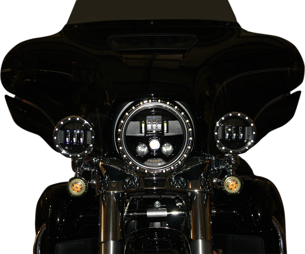 CUSTOM DYNAMICS Headlamp - ProBEAM® - 7" - LED - Black PB-7-B — image 3