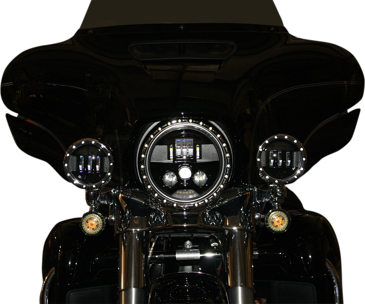 CUSTOM DYNAMICS Headlamp - ProBEAM® - 7" - LED - Black PB-7-B — image 3