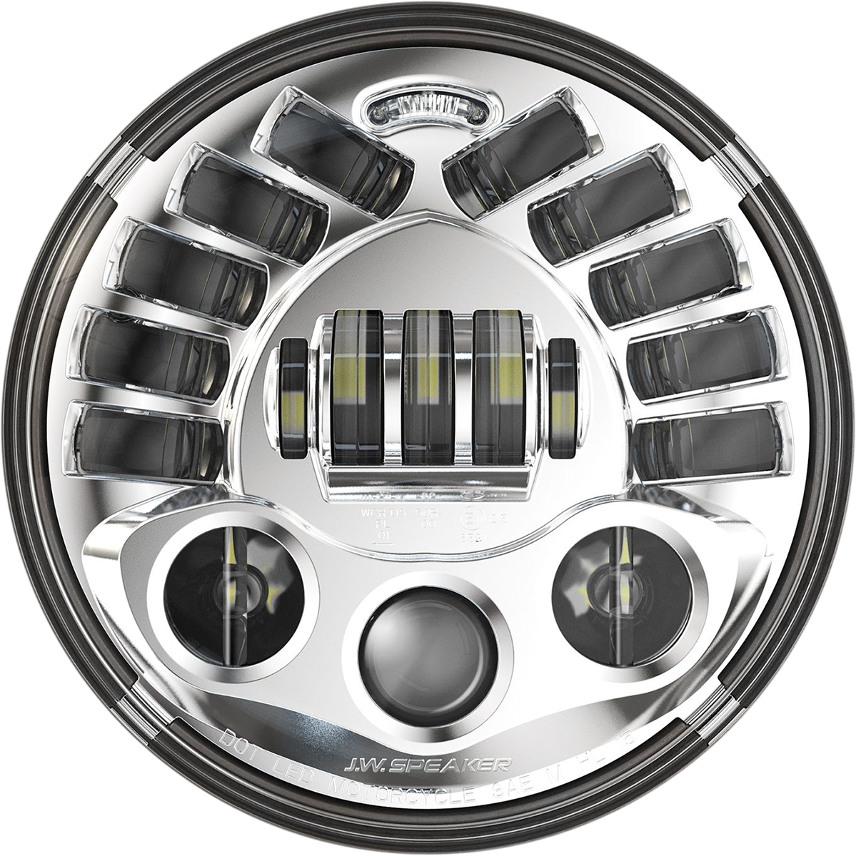 CUSTOM DYNAMICS Adaptive Headlight with Mount - 7" - Black PB-7A-13-B — image 3