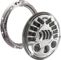 CUSTOM DYNAMICS Adaptive Headlight with Mount - 7" - Chrome PB-7A-13-C — image 1