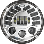 CUSTOM DYNAMICS Adaptive Headlight with Mount - 7" - Chrome PB-7A-13-C — image 2