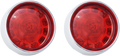CUSTOM DYNAMICS Bullet Turn Signal - 1156 - Chrome - Red Lens PB-BB-R-1156CR — image 1