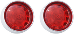 CUSTOM DYNAMICS Bullet Turn Signal - 1156 - Chrome - Red Lens PB-BB-R-1156CR — image 1