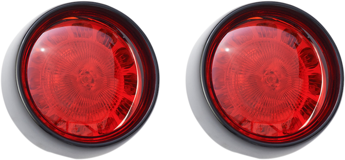 CUSTOM DYNAMICS Bullet Turn Signal - 1156 - Chrome - Red Lens PB-BB-R-1156CR — image 5